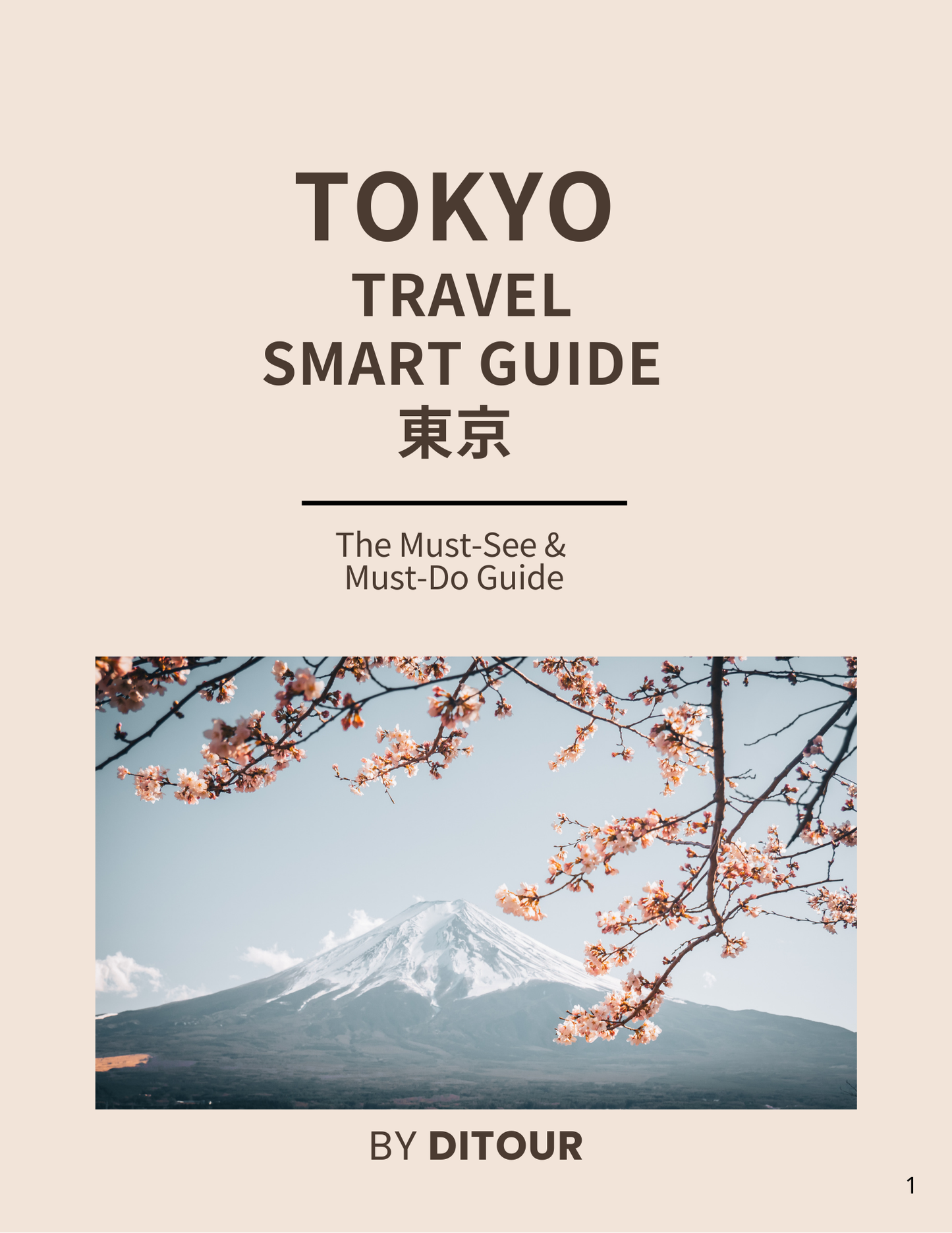 🇯🇵Tokyo Travel Smart Guide (Digital)